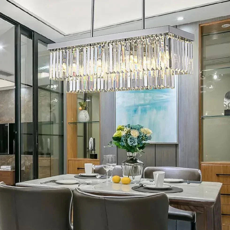 Suspension Décorative Plafond En Cristal Moderne - Clowas.fr