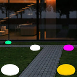 Oval RGB Portable Ground Outdoor Lights