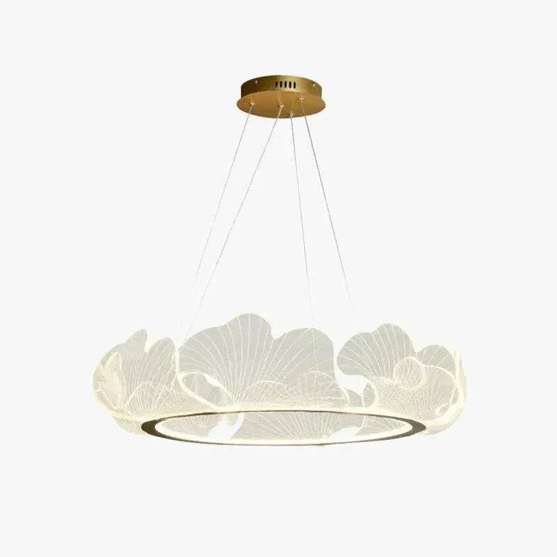 Suspension Led Dorée En Pétales Pour Cuisine - Clowas.fr