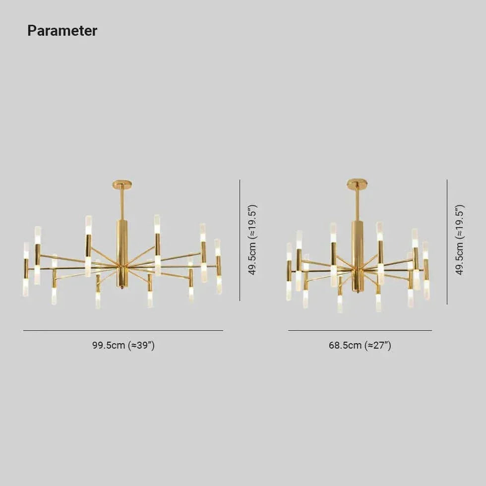 Lustres Salon Salle À Doré Moderne - Clowas.fr