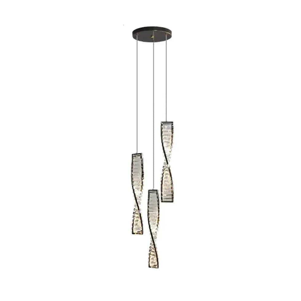 Lustre En Cuivre Cristal Moderne Au Design Simple - Clowas.fr