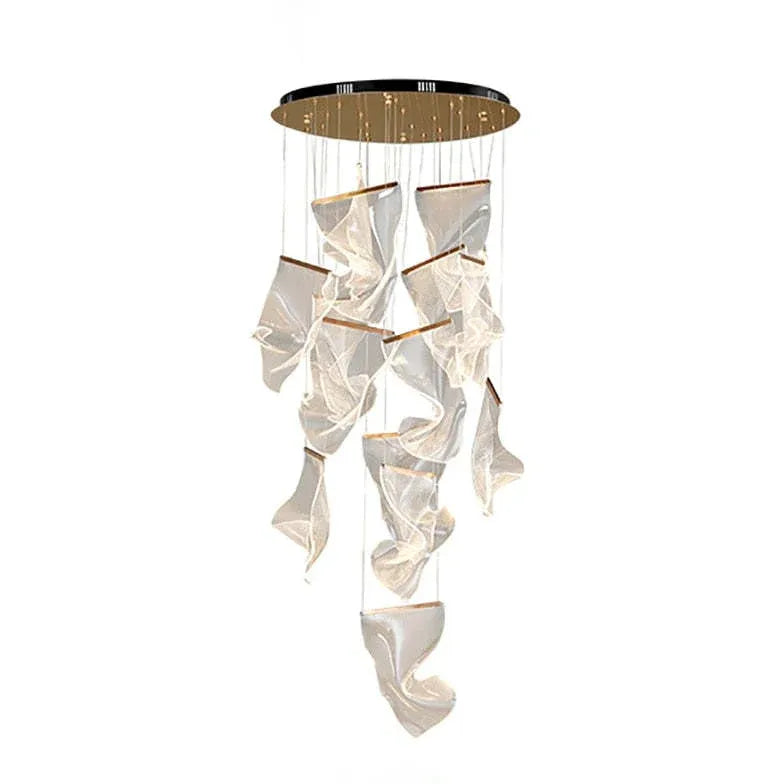 Lustres Modernes Design Suspension Dorée élégante