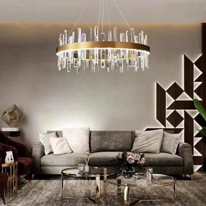 Crystal Bar LED Modern Pendant Light