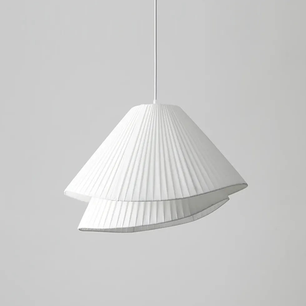 Folded Fabric Minimalist Pendant Light