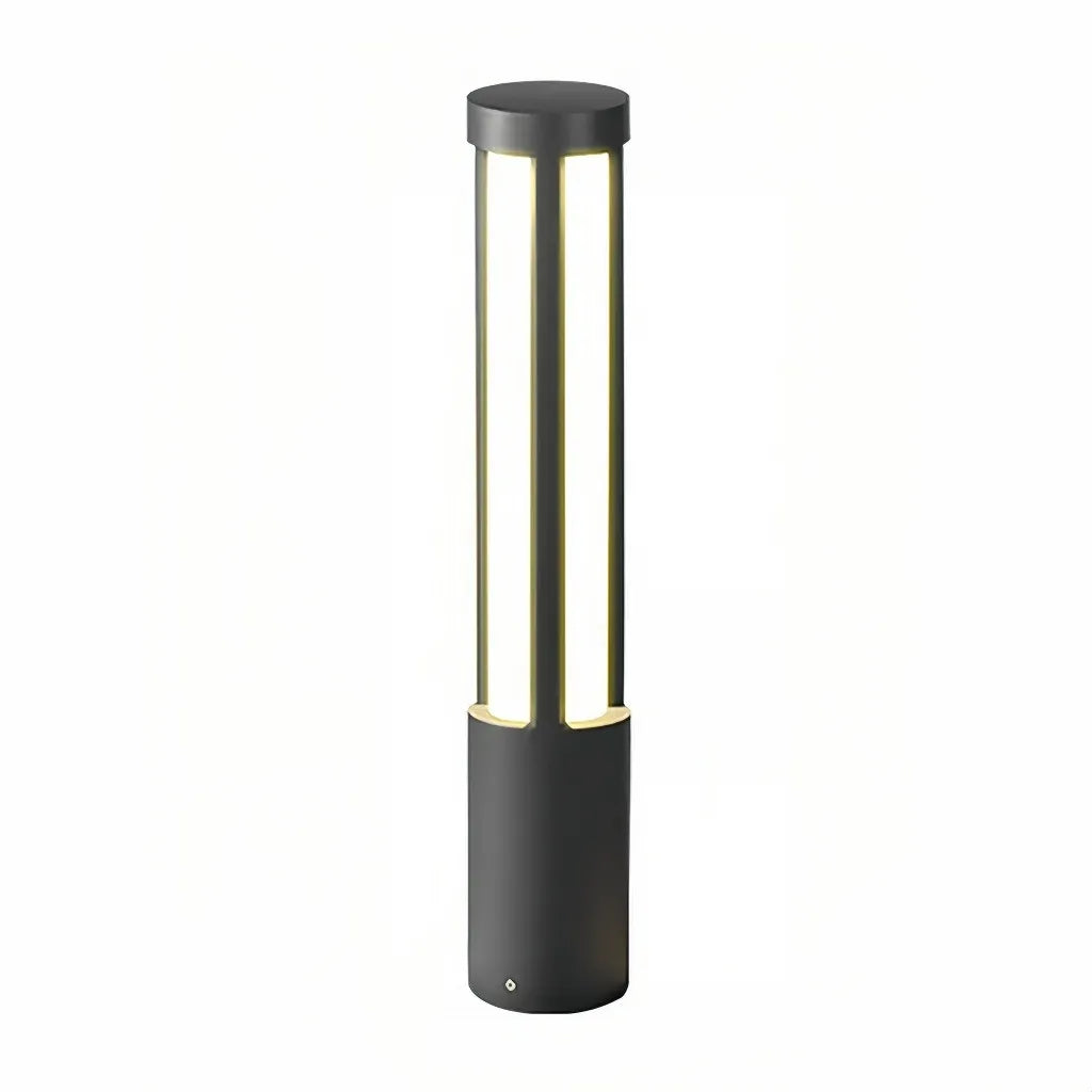 Borne Lumineuse Extérieure LED Moderne Noir IP65 pour Jardin