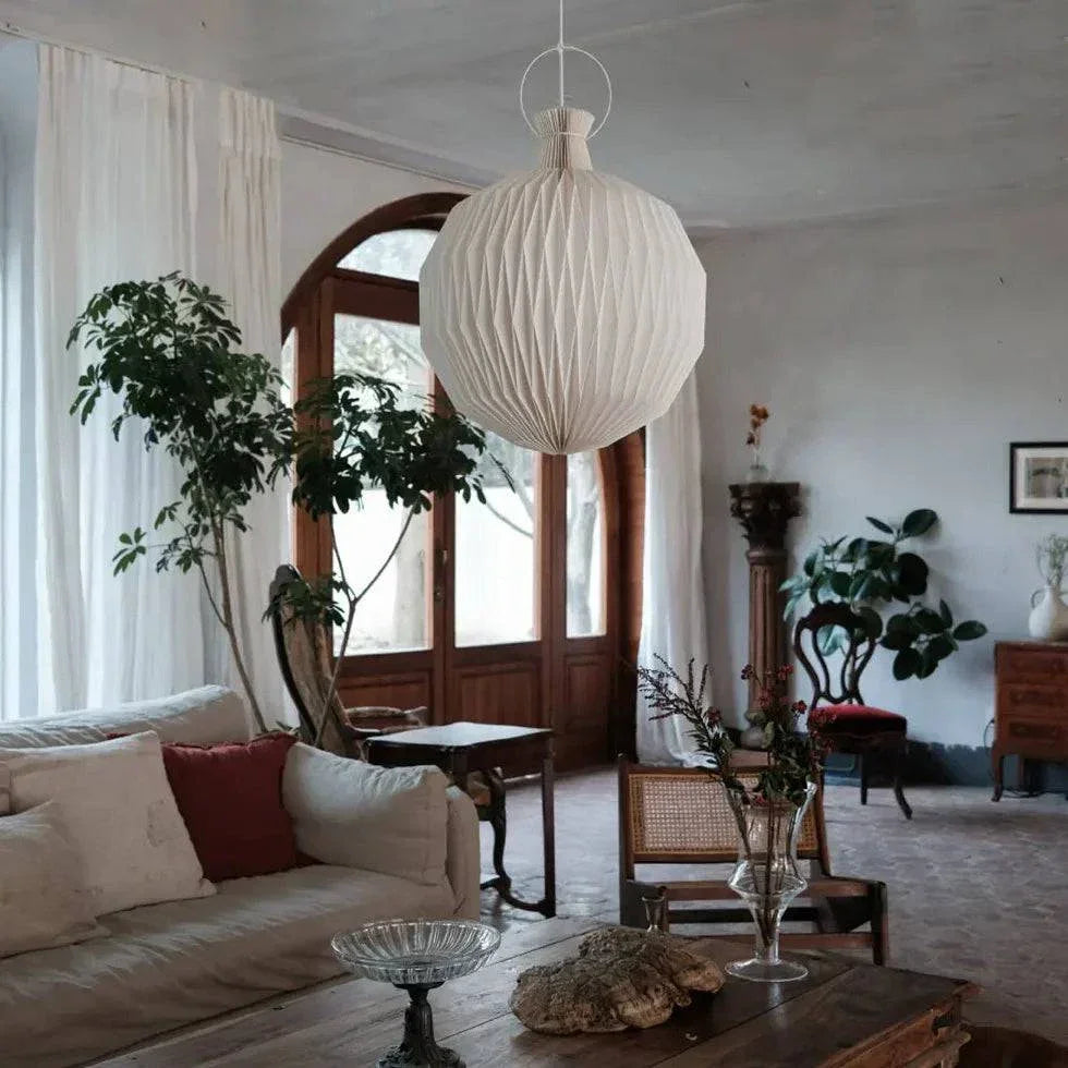 Lustre En Papier Japonais Scandinave Créatif - Clowas.fr
