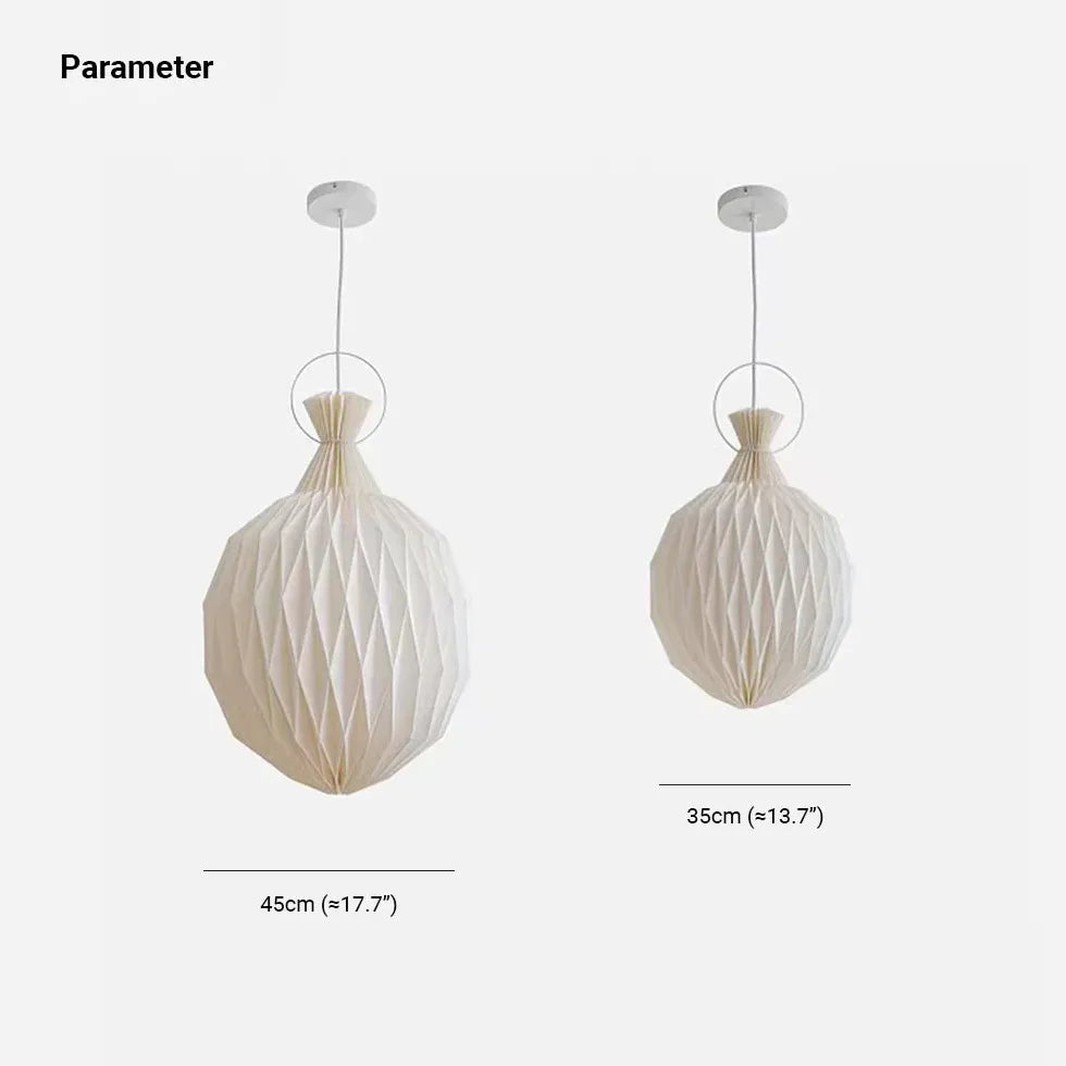 Lustre en papier japonais scandinave créatif