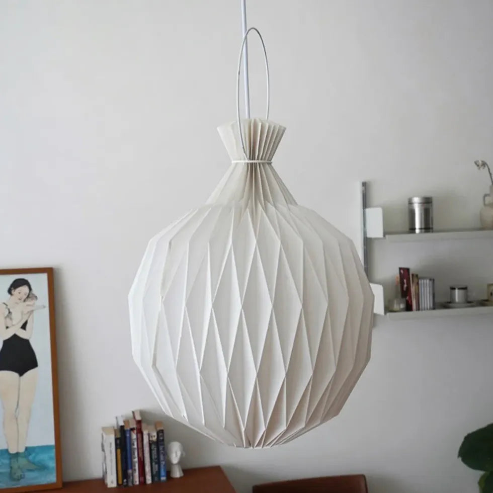 Lustre en papier japonais scandinave créatif