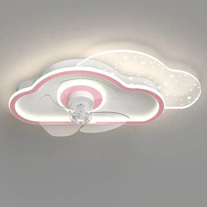 Plafonnier Ventilateur De Chambre En Forme De Nuage - Clowas.fr