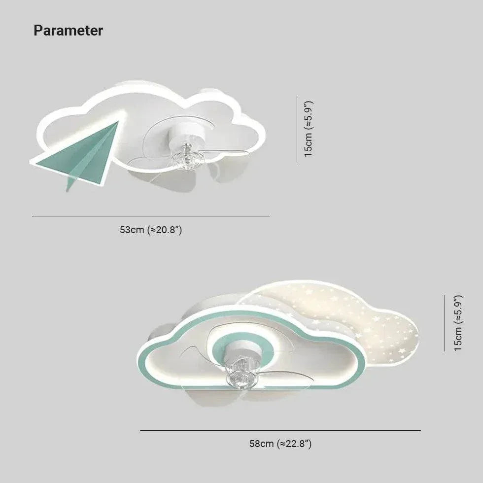 Ventilateur De Plafonnier Creative Cloud Aircraft - Clowas.fr