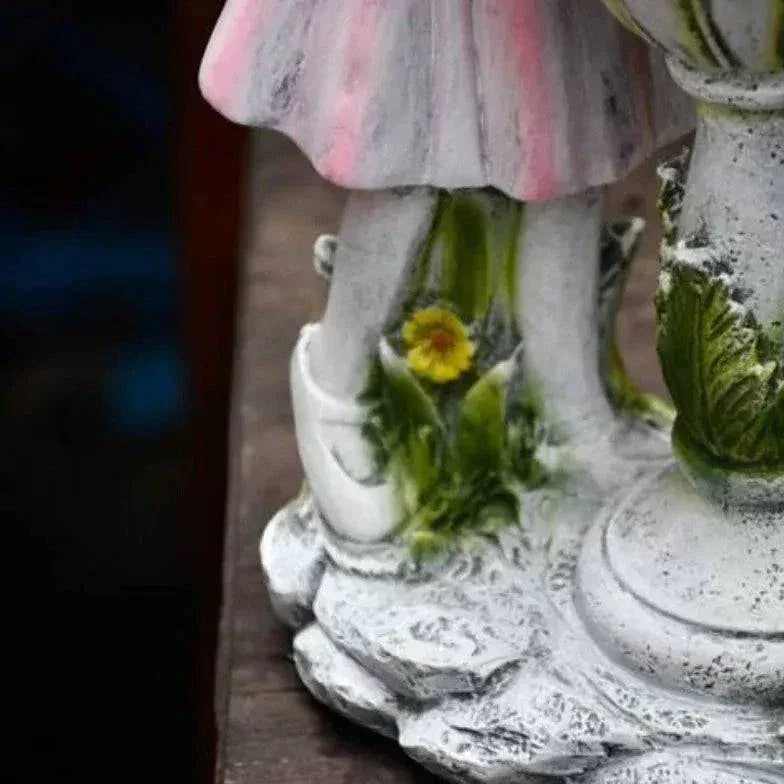 Lumière Extérieure De Jardin De Fille De Fée Rose - Clowas.fr