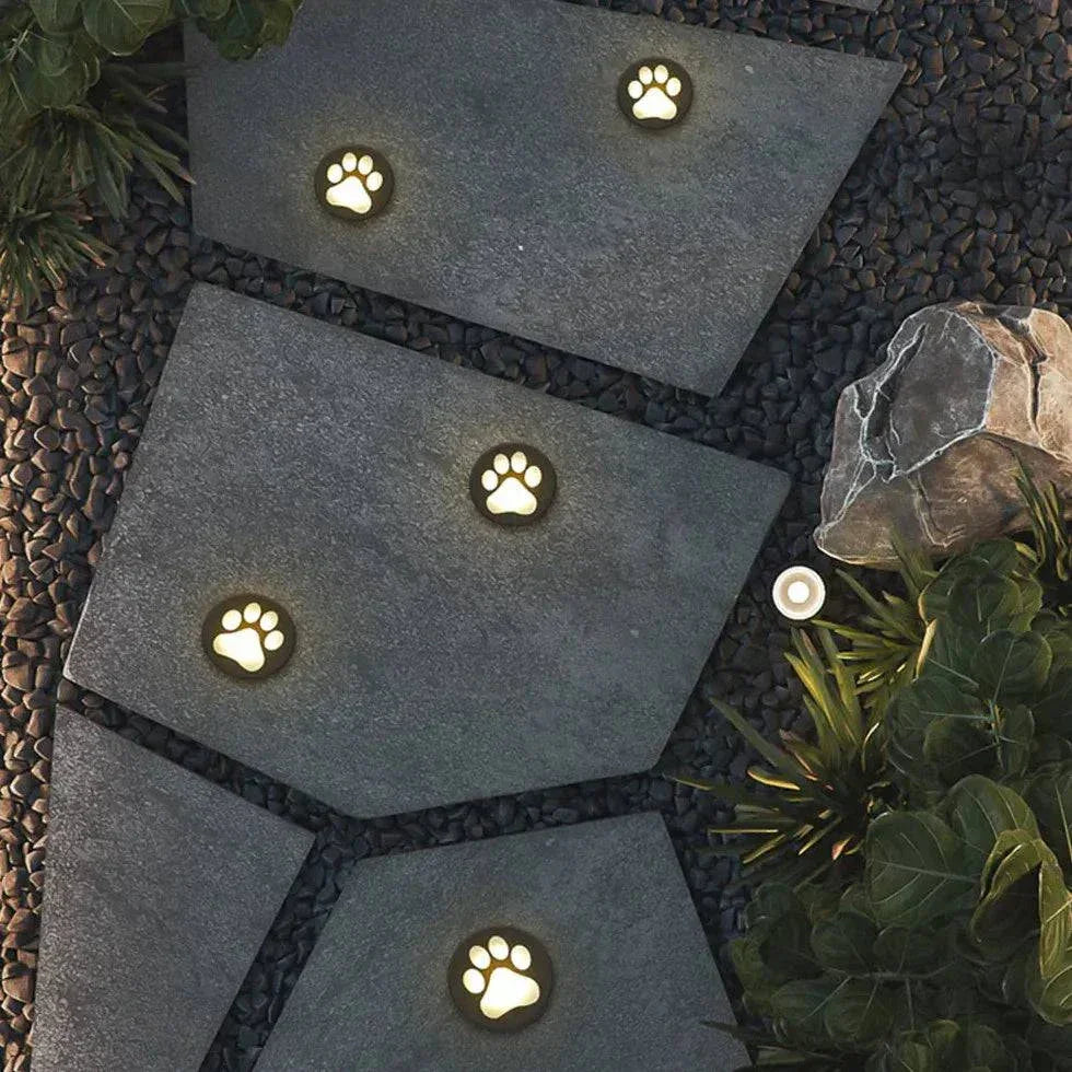 Lampe D'Extérieur Au Sol En Forme De Patte De Chat - Clowas.fr
