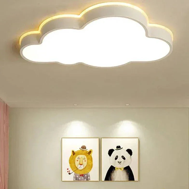 Plafonnier Industriel Suspension Créatif Nuage Chambre Enfant - Clowas.fr