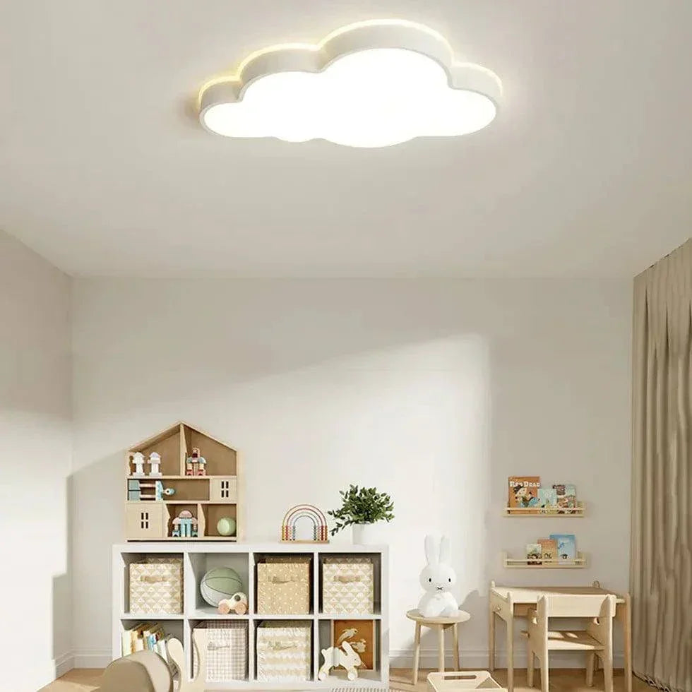Plafonnier Industriel Suspension Créatif Nuage Chambre Enfant - Clowas.fr