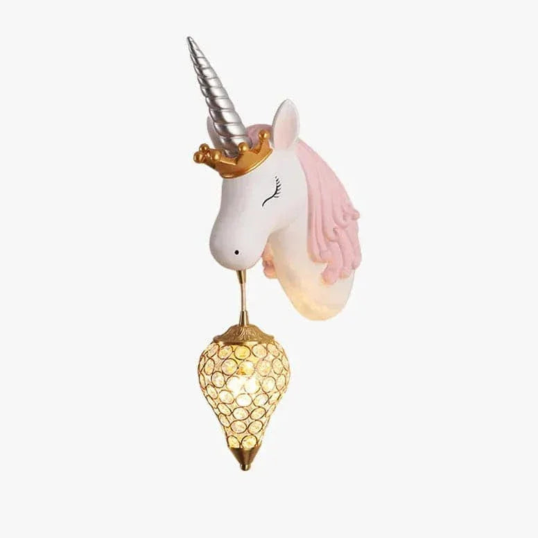 Luminaire Appliques Murales Chambre Enfant Licorne Créative Nordique - Clowas.fr