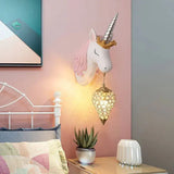 Luminaire Appliques Murales Chambre Enfant Licorne Créative Nordique - Clowas.fr