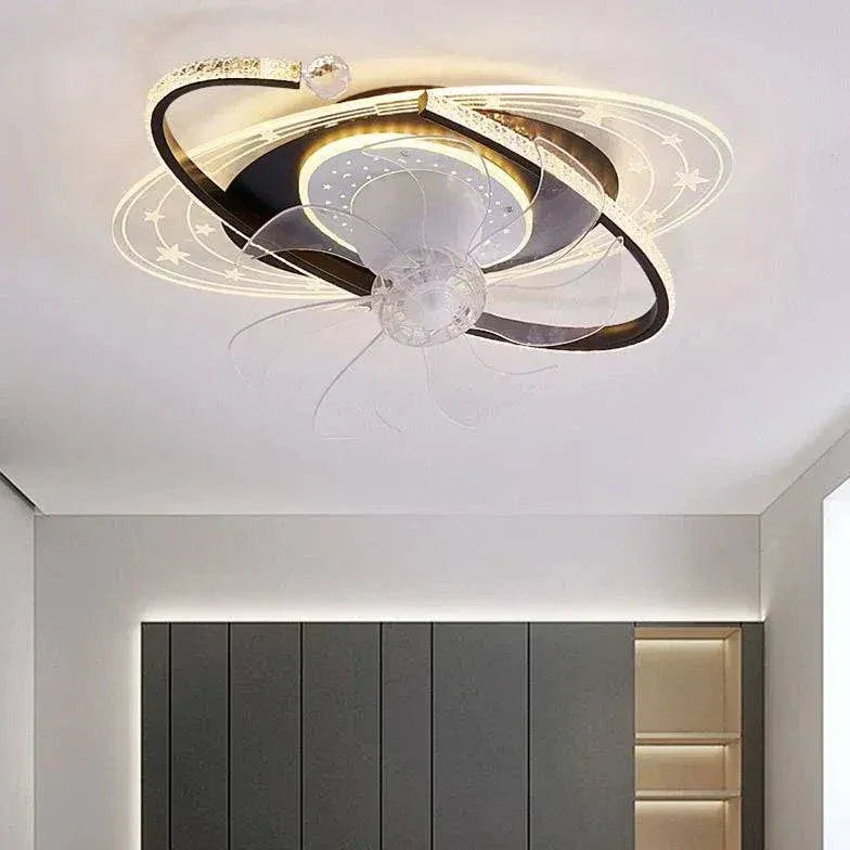 Plafonnier De Ventilateur De Plafond Élégant Et Silencieux Moderne - Clowas.fr