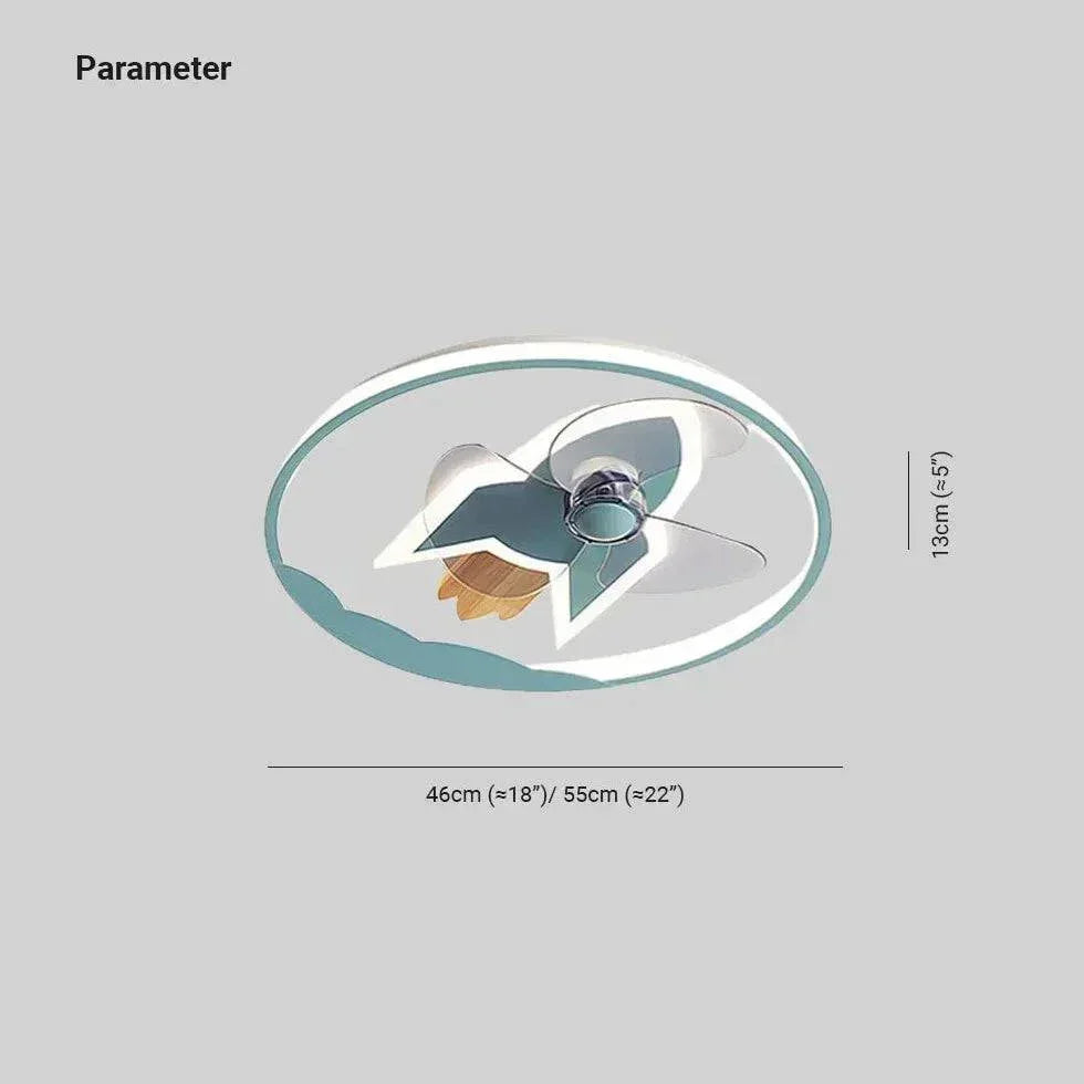 Luminaire Ventilateur De Plafond Moderne Chambre Enfant - Clowas.fr