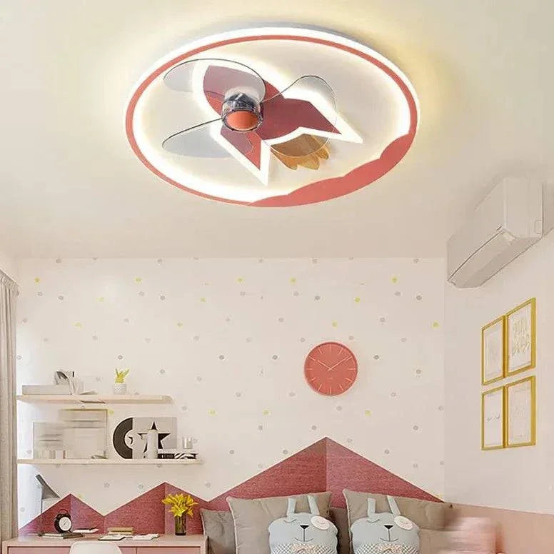 Luminaire Ventilateur De Plafond Moderne Chambre Enfant - Clowas.fr