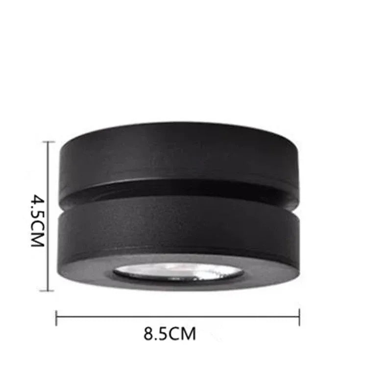 Black Inlay LED Flush Ceiling Lights