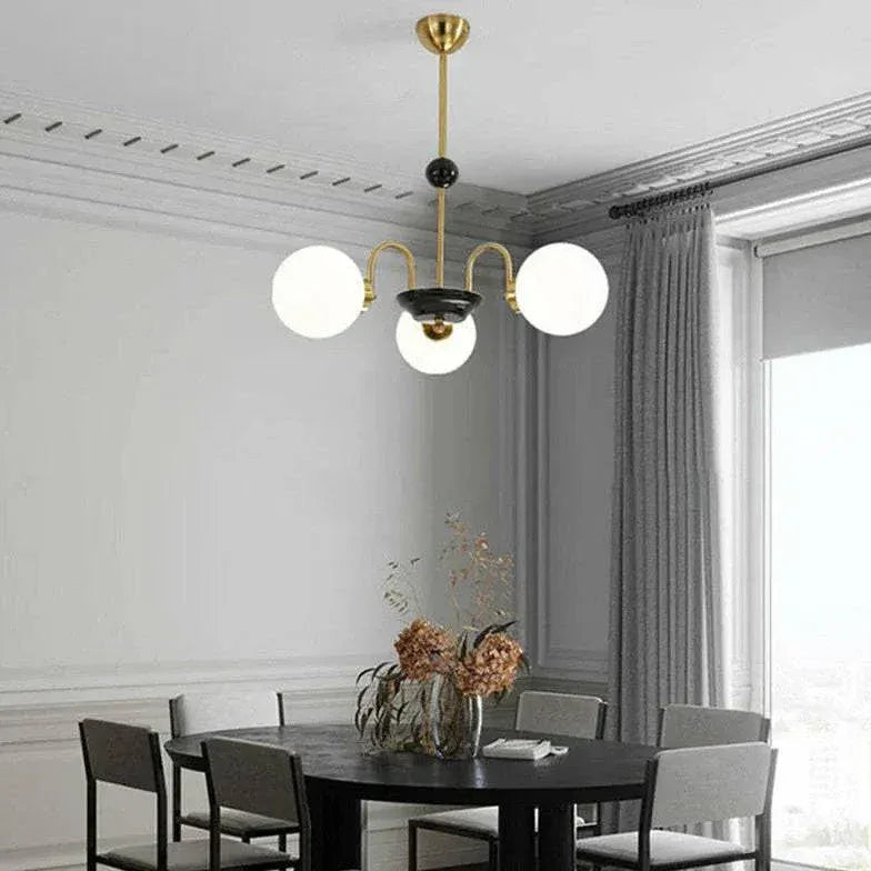 Lustre En Verre D'Art Moderne - Clowas.fr