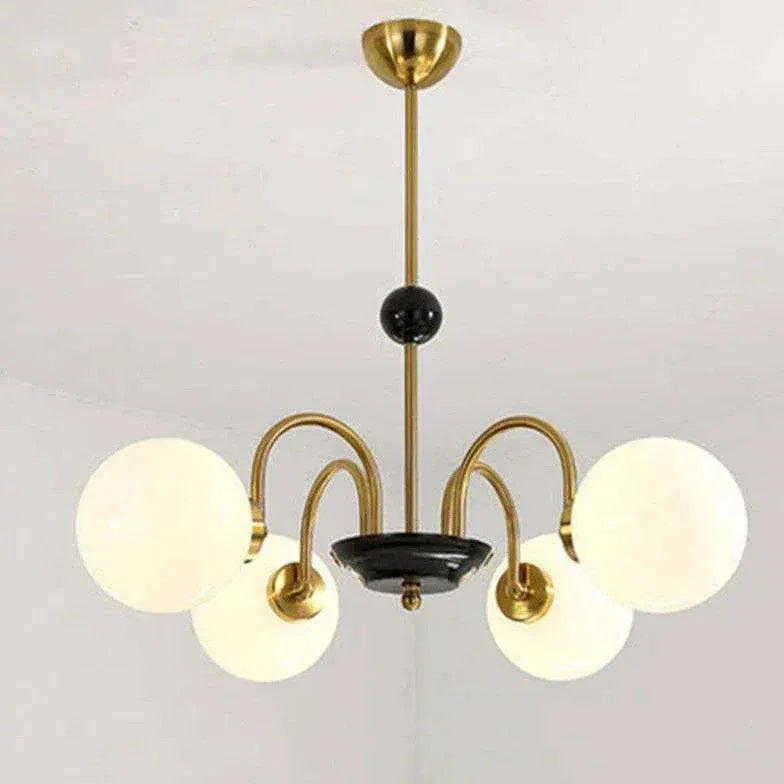 Lustre En Verre D'Art Moderne - Clowas.fr