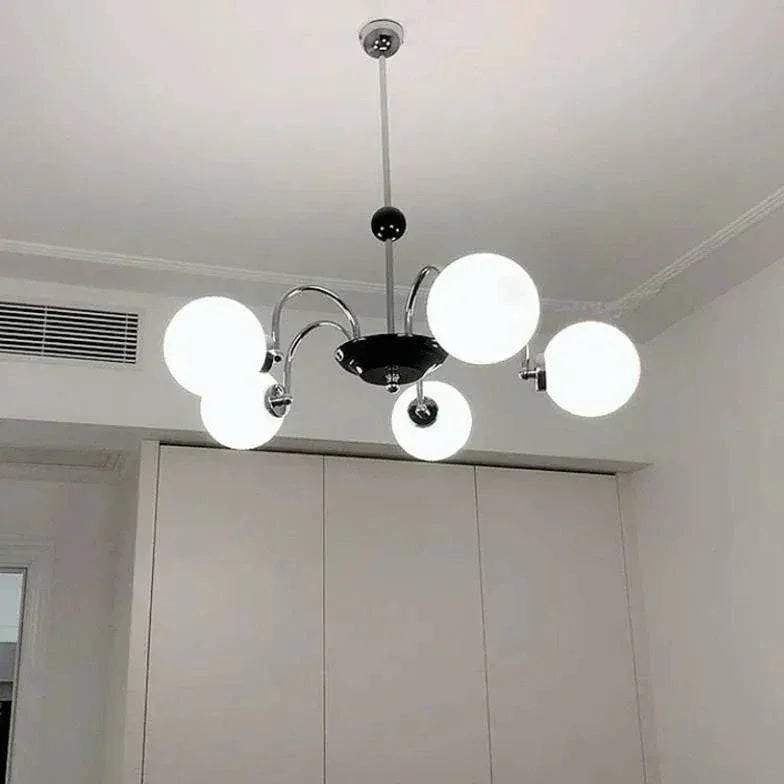 Lustre En Verre D'Art Moderne - Clowas.fr