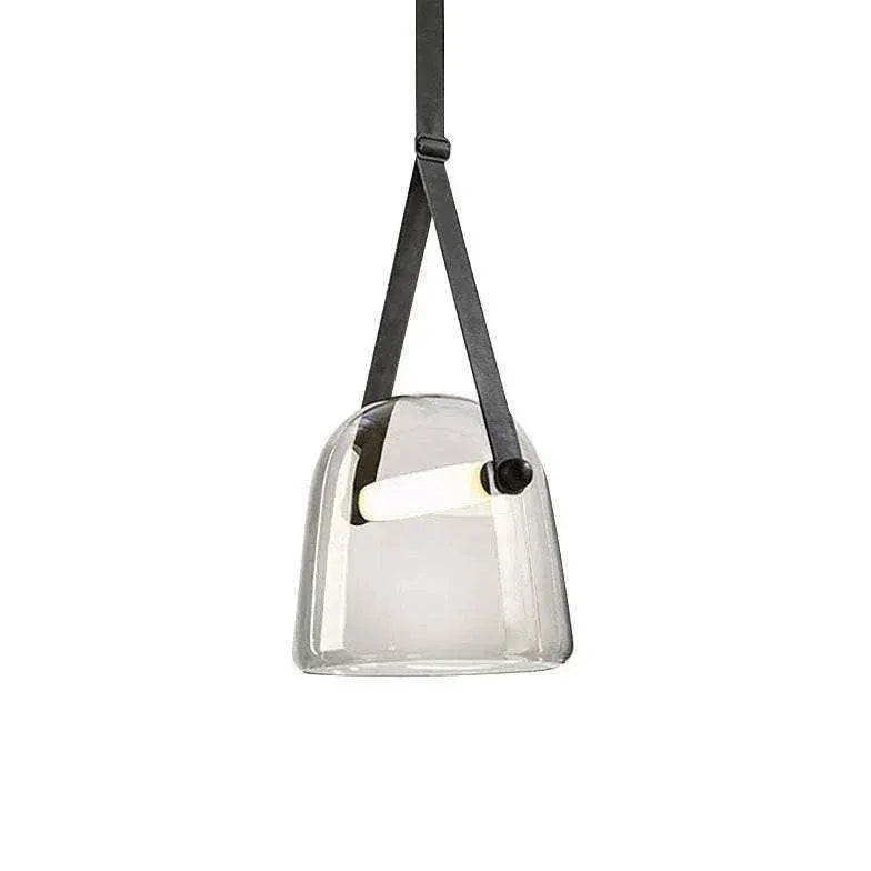 Lustre Moderne Simple En Verre Transparent - Clowas.fr