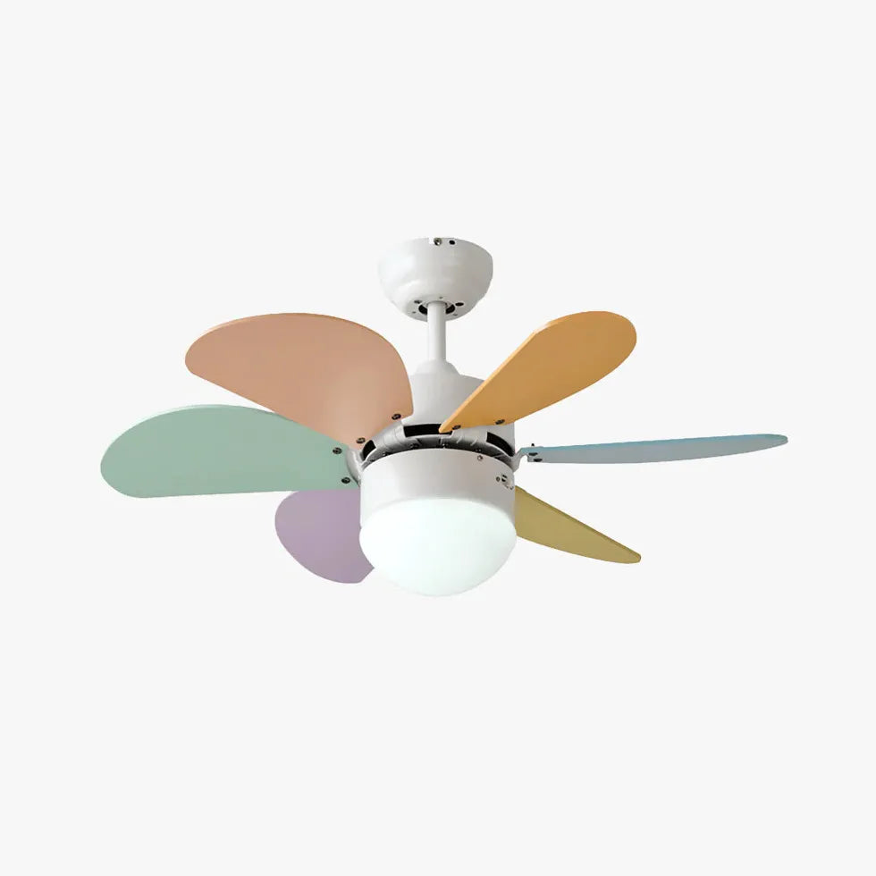 Creativity Bedroom Modern Ceiling Fan With Light