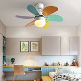 Creativity Bedroom Modern Ceiling Fan With Light