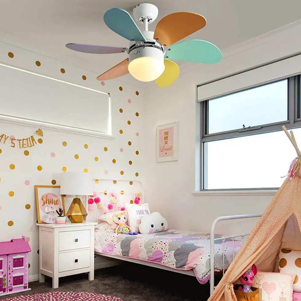 Creativity Bedroom Modern Ceiling Fan With Light