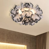 Interlocking Two-Tone Acrylic Artistic Ceiling Light