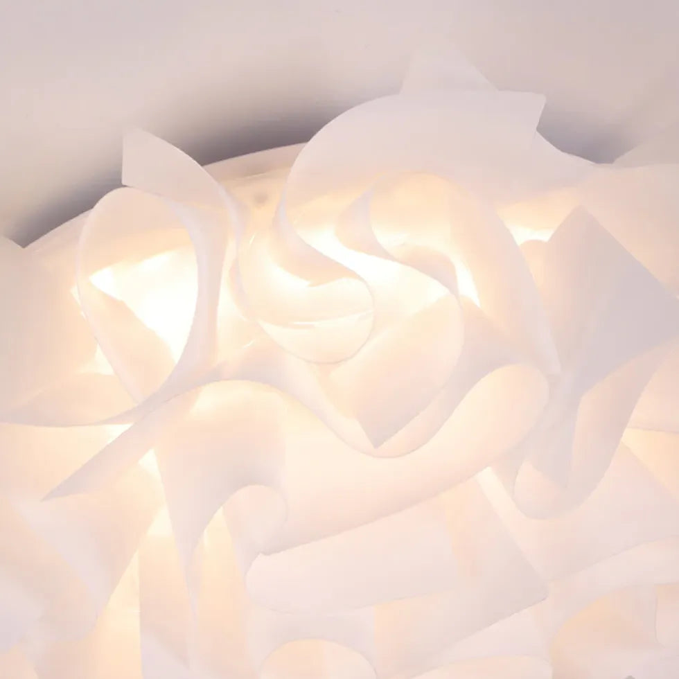 Interlocking Two-Tone Acrylic Artistic Ceiling Light