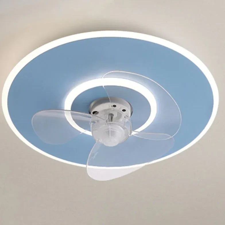 Lumière de ventilateur de chambre à coucher LED moderne