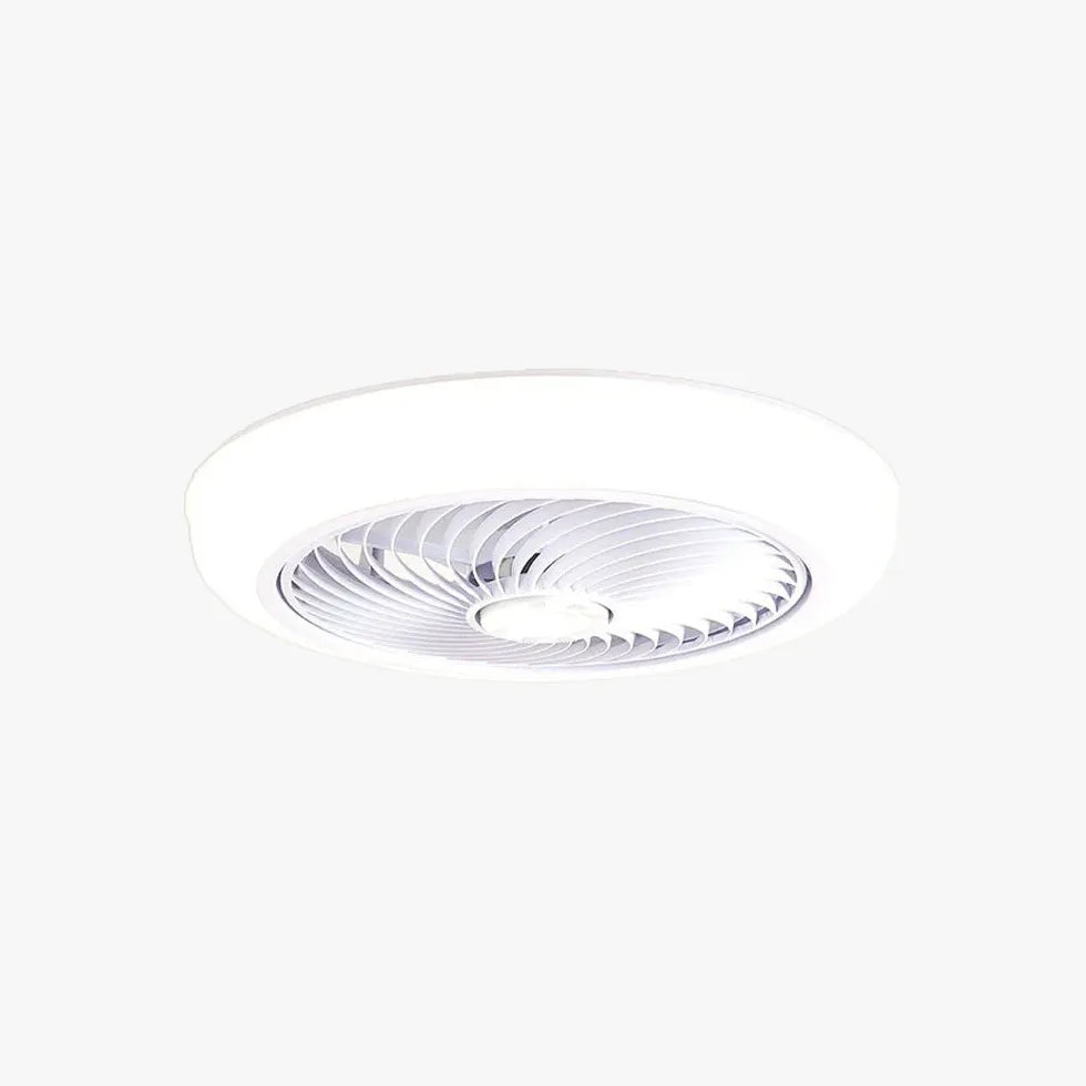 Plafonnier ventilateur de chambre en spirale invisible