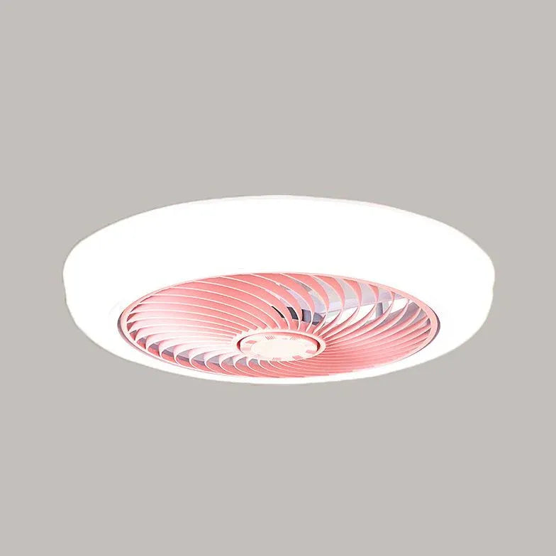 Plafonnier ventilateur de chambre en spirale invisible