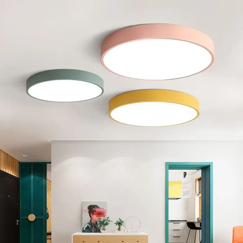 Luminaire applique plafond LED moderne rond ultra-mince