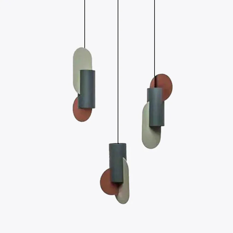 Luminaire suspension triple nordique créatif design