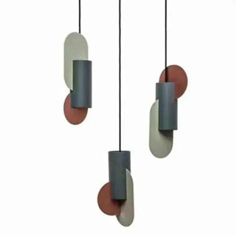 Luminaire suspension triple nordique créatif design