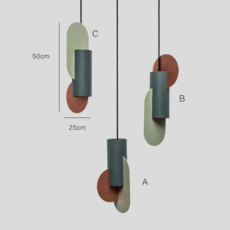 Luminaire suspension triple nordique créatif design