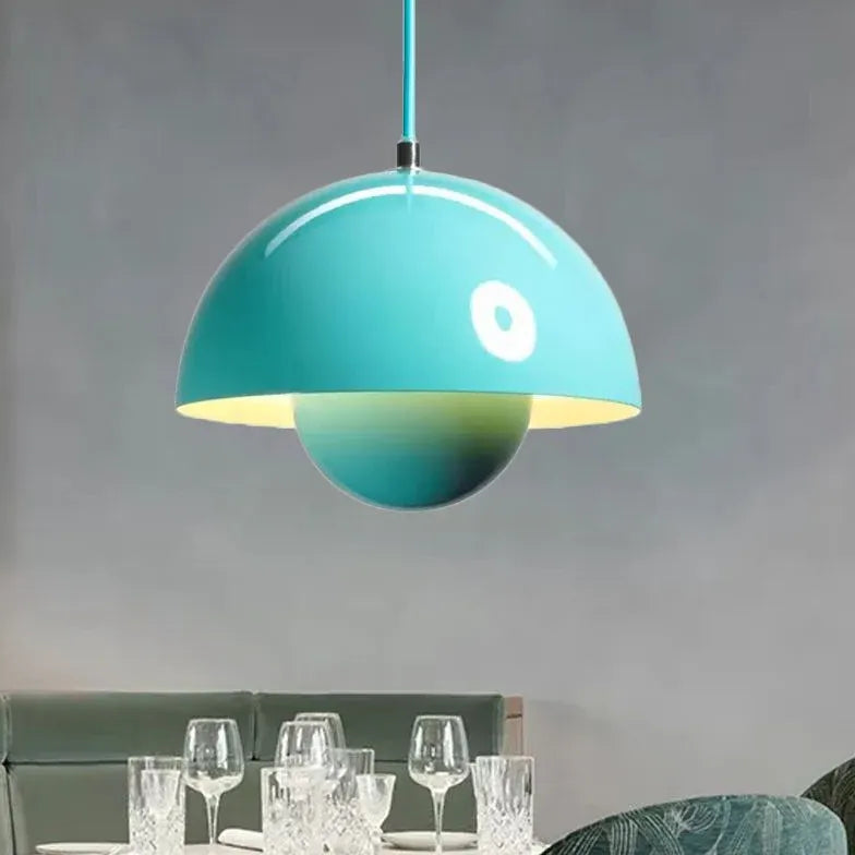 Hemispherical Art Modern Dining Room Pendant Light