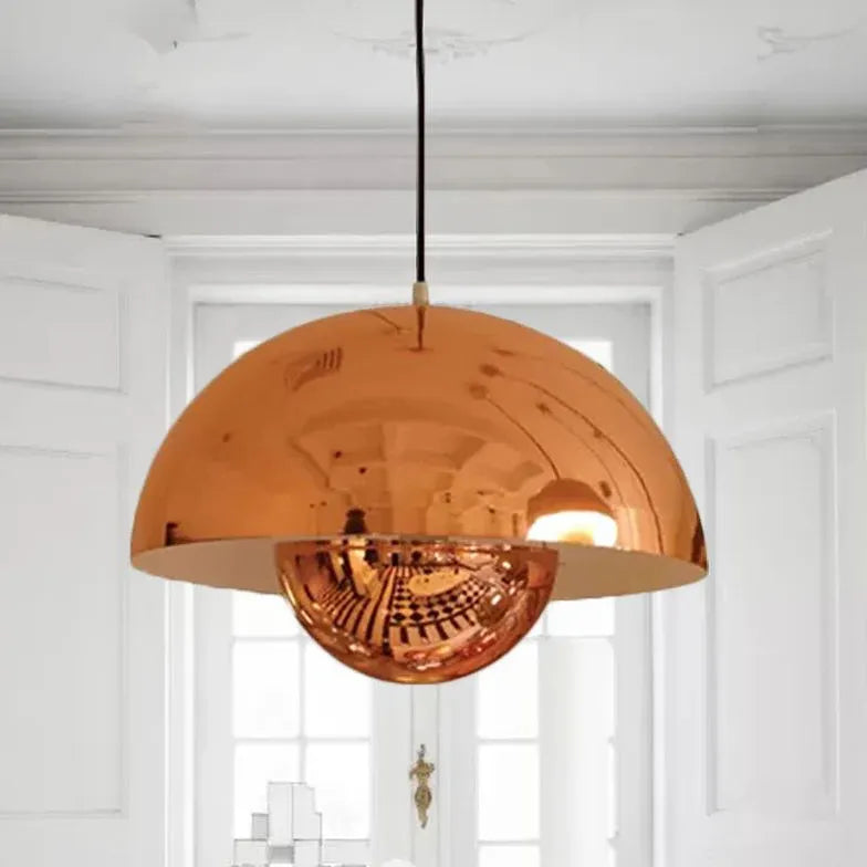 Hemispherical Art Modern Dining Room Pendant Light