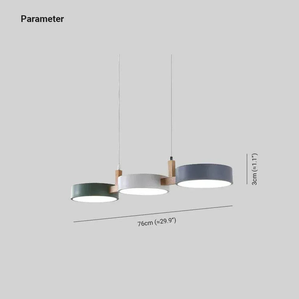 Suspension Led Barre Créative Nordique - Clowas.fr