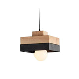 Lustre Bois Rond Créatif Nordique - Clowas.fr