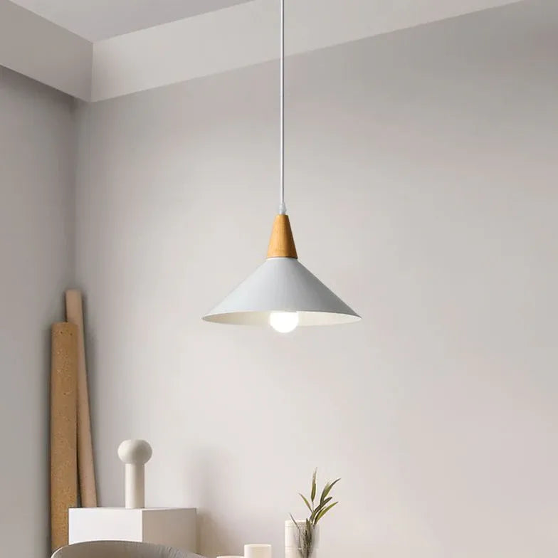 Lustre minimaliste moderne à ampoule unique