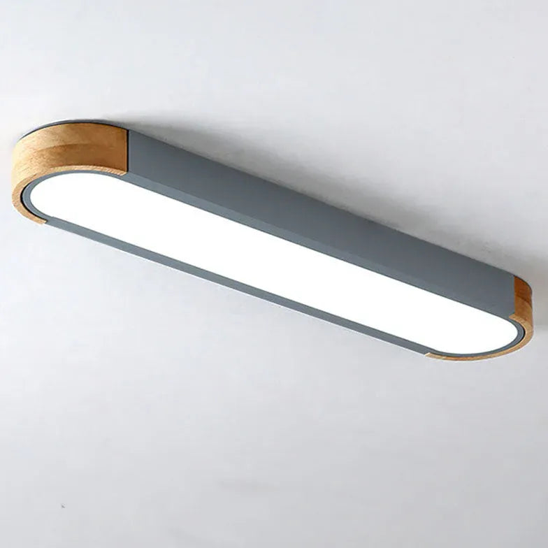 Plafonnier Gris LED Moderne Créatif Couloir Nordique