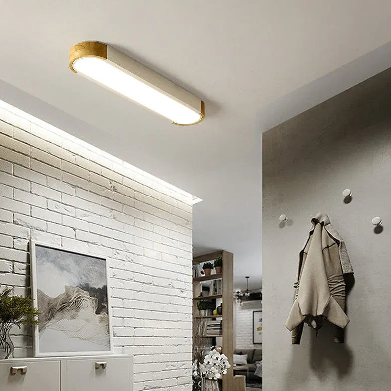 Plafonnier Gris LED Moderne Créatif Couloir Nordique