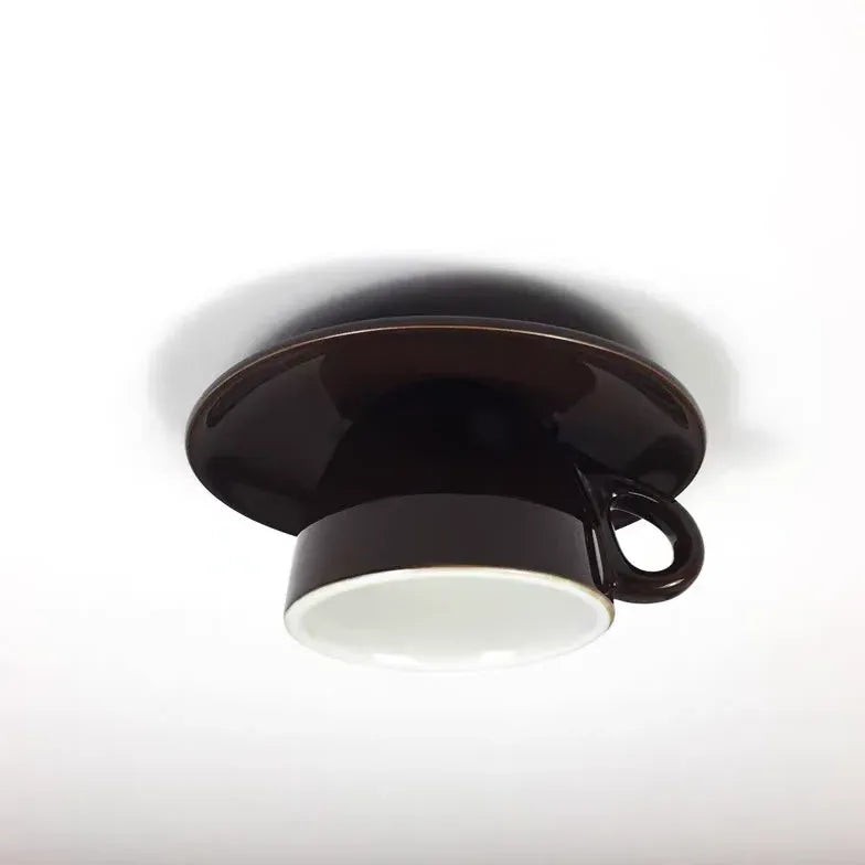 Plafonnier céramique LED couleur Morandi