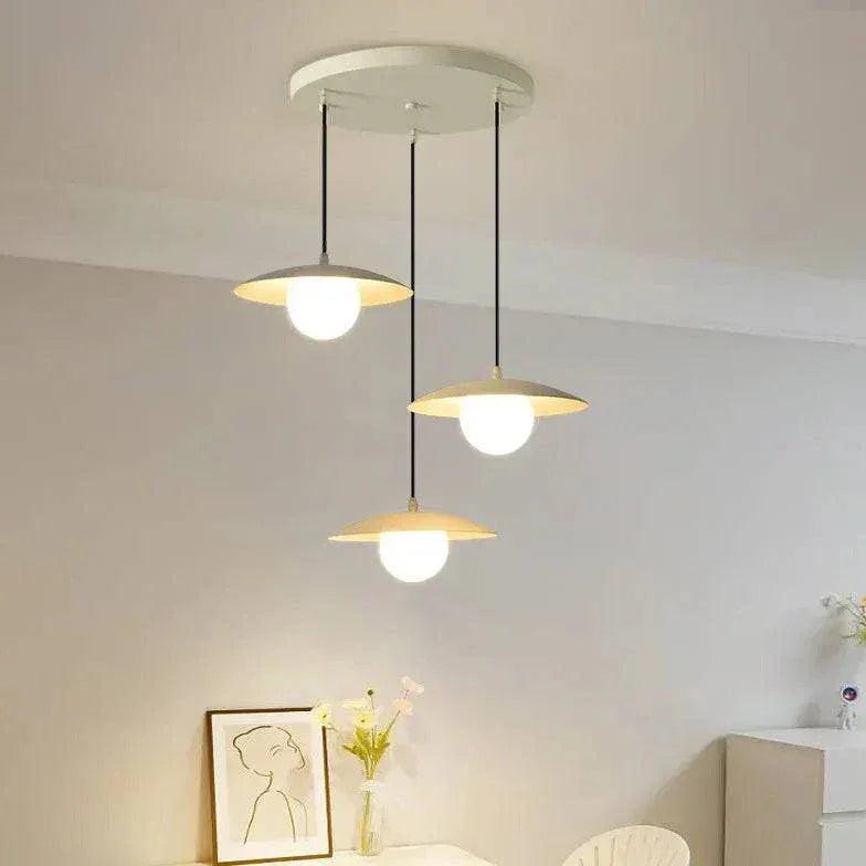 Lustre Moderne Haut De Gamme En Métal Blanc - Clowas.fr