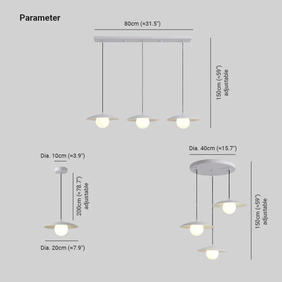 Lustre moderne haut de gamme en métal blanc